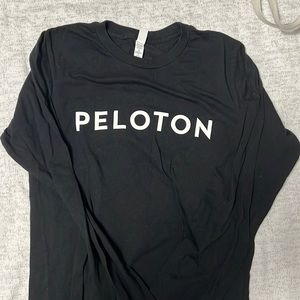 Black long sleeve Peloton shirt